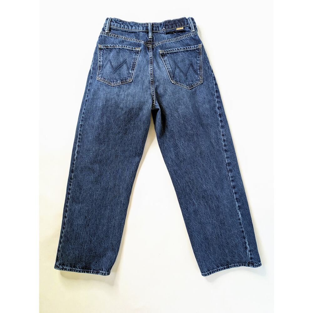MOTHER Jeans Half Pipe Ankle Superior 27 Did You Bring Me Anything Barrel Blue - Picture 13 of 13